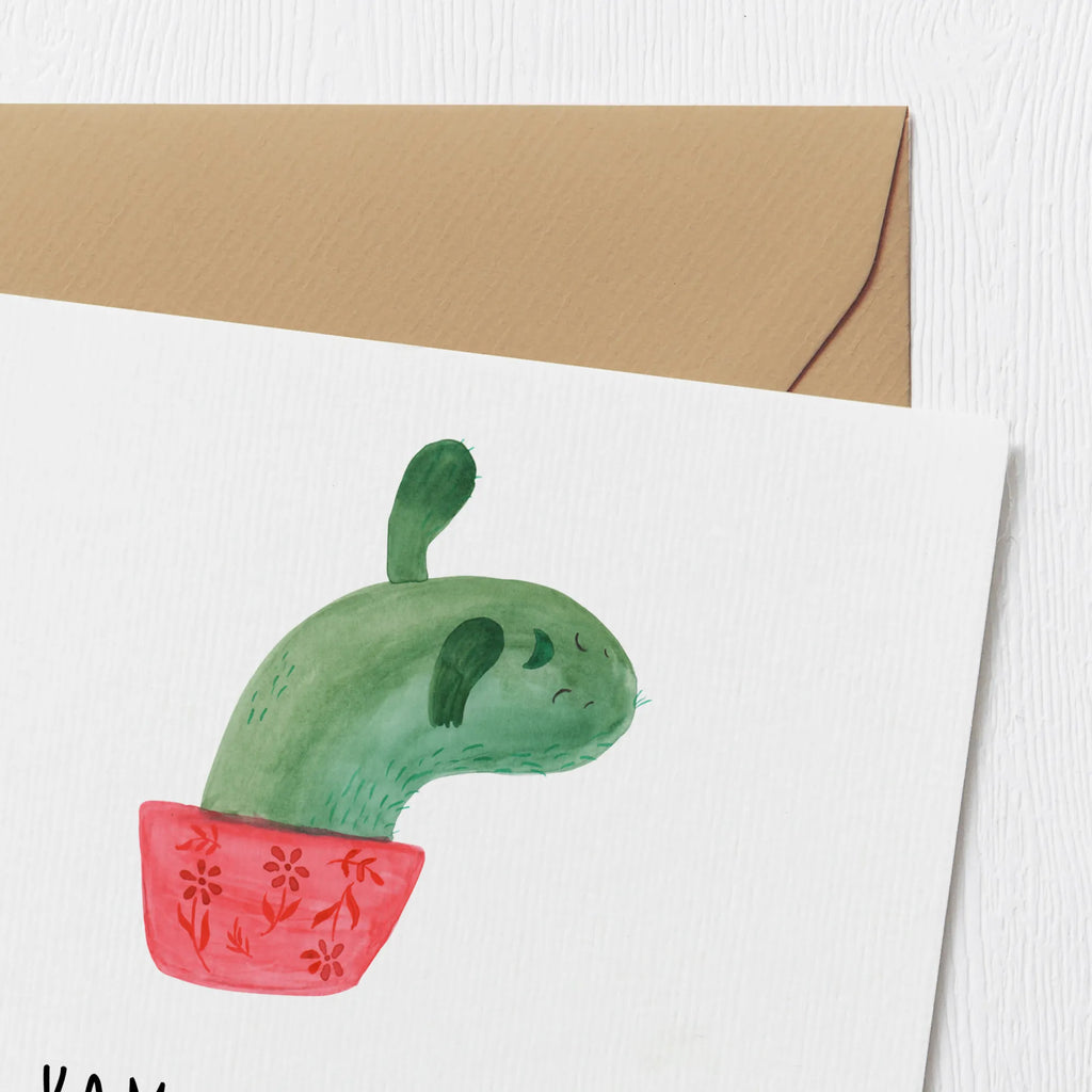 Deluxe Card cactus mummy Grußkarte, Glückwunschkarte, faltkarte, doppelkarte, anlasskarte, Klappkarte, Kakteen, Kaktus, Büroalltag, Motivation, Ärger, Schule, Büro, Quote, Kaktusliebe
