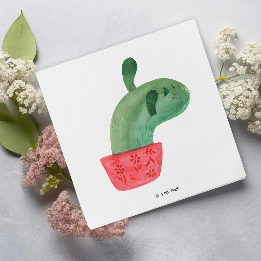 Deluxe Card cactus mummy Grußkarte, Glückwunschkarte, faltkarte, doppelkarte, anlasskarte, Klappkarte, Kakteen, Kaktus, Büroalltag, Motivation, Ärger, Schule, Büro, Quote, Kaktusliebe