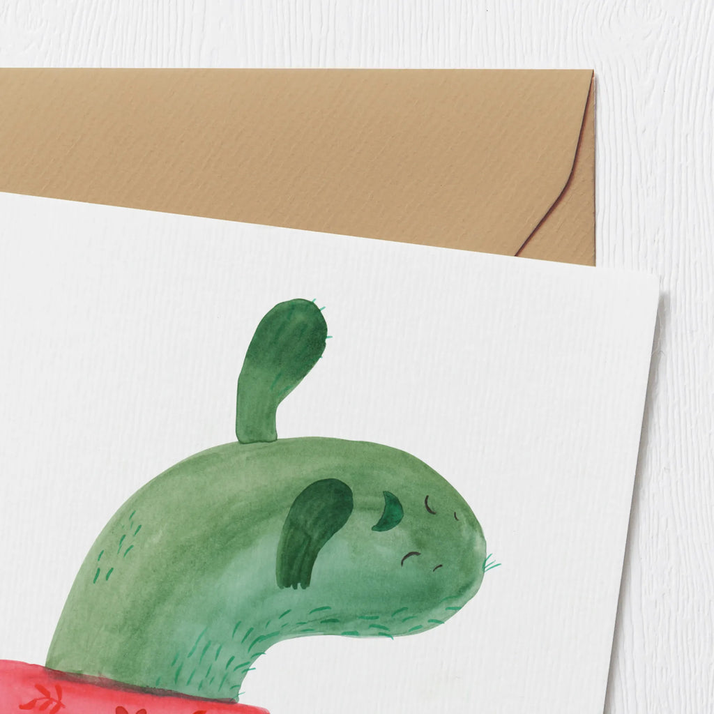 Deluxe Card cactus mummy Grußkarte, Glückwunschkarte, faltkarte, doppelkarte, anlasskarte, Klappkarte, Kakteen, Kaktus, Büroalltag, Motivation, Ärger, Schule, Büro, Quote, Kaktusliebe