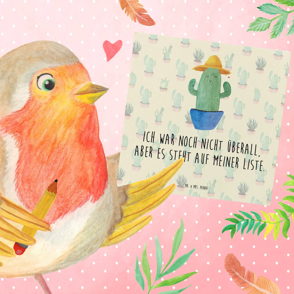 Deluxe Card cactus cap Klappkarte, doppelkarte, anlasskarte, faltkarte, Glückwunschkarte, Grußkarte, Kakteen, Kaktus, Weltreise, Motivation, Städtetrip, Kaktusliebe, Weltenbummler, Reisen, Reisetagebuch, Spruch, Geschenkidee