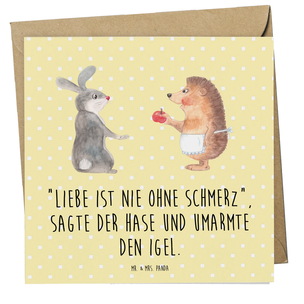 Deluxe Karte Hase Igel Geburtstagskarte, Hochwertige Klappkarte, Karte, Hochwertige Grußkarte, Grußkarte, Glückwunschkarte, Klappkarte, Hochzeitskarte, Einladungskarte, Tiermotive, Gute Laune, lustige Sprüche, Tiere, Trösten, Igel und Hase, Spruch romantisch, Trennungsschmerz, Igel, Liebeskummer Geschenk, Hase, Herzschmerz, Liebe Spruch