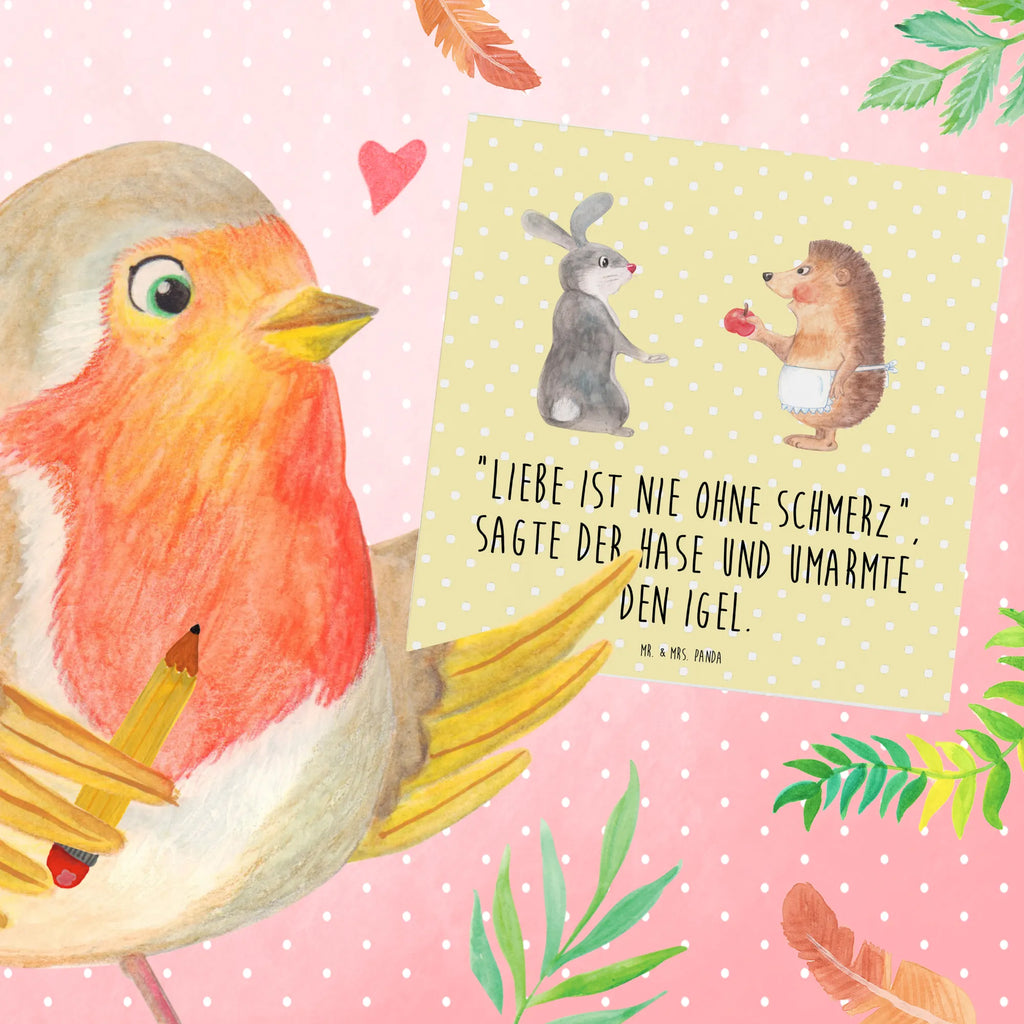 Deluxe Karte Hase Igel Geburtstagskarte, Hochwertige Klappkarte, Karte, Hochwertige Grußkarte, Grußkarte, Glückwunschkarte, Klappkarte, Hochzeitskarte, Einladungskarte, Tiermotive, Gute Laune, lustige Sprüche, Tiere, Trösten, Igel und Hase, Spruch romantisch, Trennungsschmerz, Igel, Liebeskummer Geschenk, Hase, Herzschmerz, Liebe Spruch