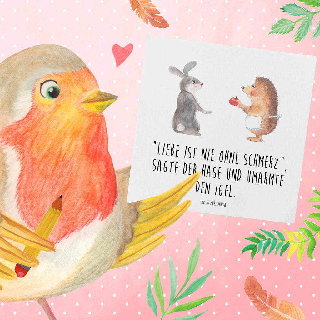 Deluxe Karte Hase Igel Geburtstagskarte, Hochwertige Klappkarte, Karte, Hochwertige Grußkarte, Grußkarte, Glückwunschkarte, Klappkarte, Hochzeitskarte, Einladungskarte, Tiermotive, Gute Laune, lustige Sprüche, Tiere, Trösten, Igel und Hase, Spruch romantisch, Trennungsschmerz, Igel, Liebeskummer Geschenk, Hase, Herzschmerz, Liebe Spruch
