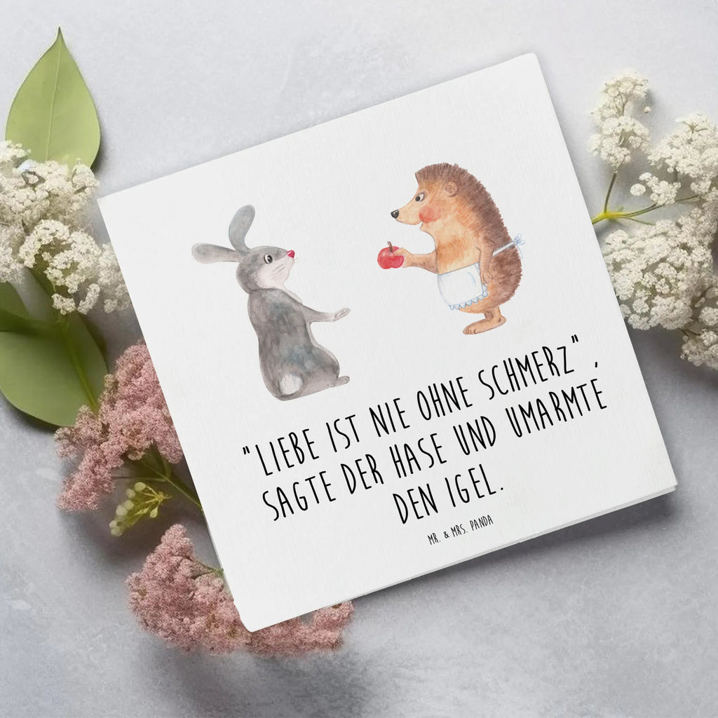 Deluxe Karte Hase Igel Geburtstagskarte, Hochwertige Klappkarte, Karte, Hochwertige Grußkarte, Grußkarte, Glückwunschkarte, Klappkarte, Hochzeitskarte, Einladungskarte, Tiermotive, Gute Laune, lustige Sprüche, Tiere, Trösten, Igel und Hase, Spruch romantisch, Trennungsschmerz, Igel, Liebeskummer Geschenk, Hase, Herzschmerz, Liebe Spruch