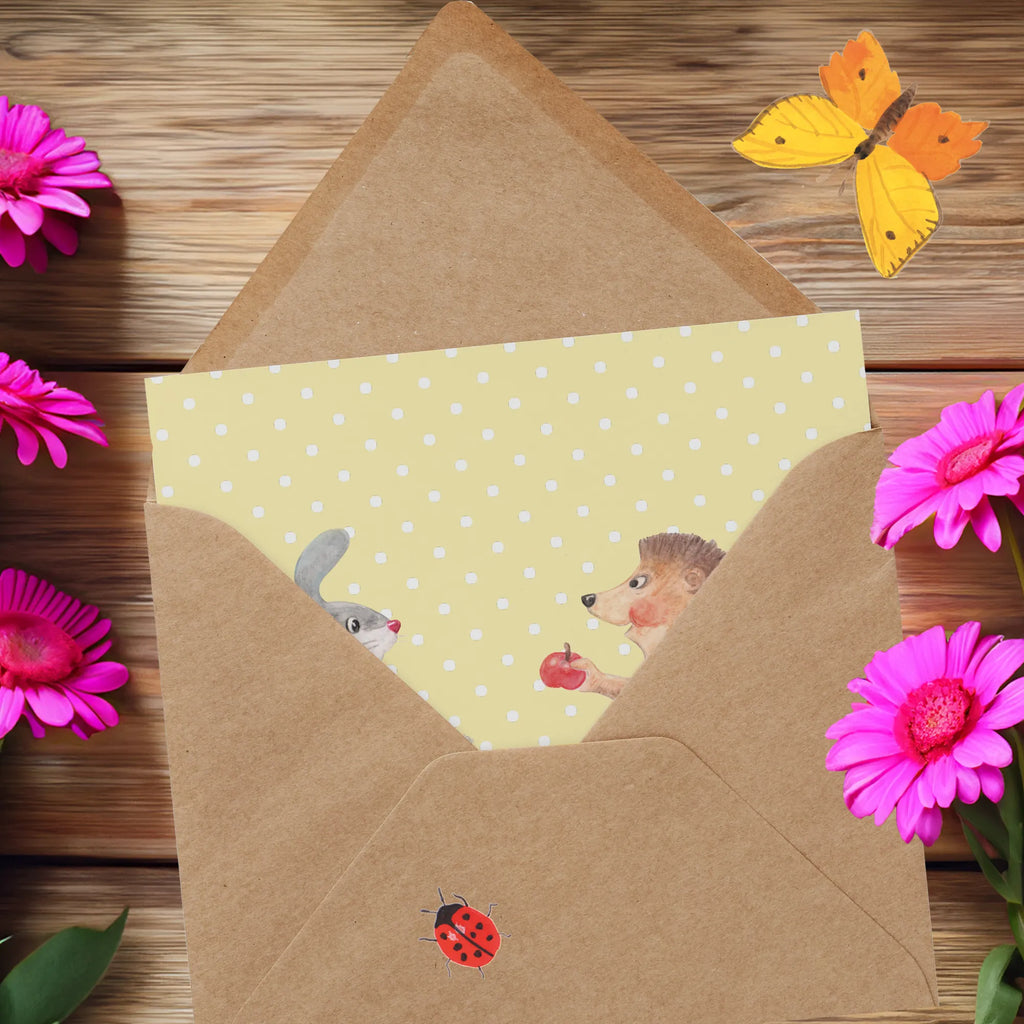 Deluxe Karte Hase Igel Geburtstagskarte, Hochwertige Klappkarte, Karte, Hochwertige Grußkarte, Grußkarte, Glückwunschkarte, Klappkarte, Hochzeitskarte, Einladungskarte, Tiermotive, Gute Laune, lustige Sprüche, Tiere, Trösten, Igel und Hase, Spruch romantisch, Trennungsschmerz, Igel, Liebeskummer Geschenk, Hase, Herzschmerz, Liebe Spruch