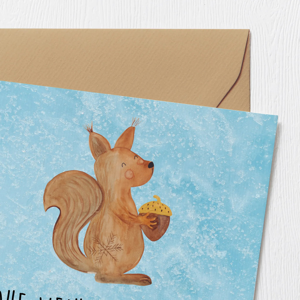 Deluxe Card Squirrel Christmas Hochwertige Klappkarte, Grußkarte, Geburtstagskarte, Einladungskarte, Hochwertige Grußkarte, Karte, Klappkarte, Glückwunschkarte, Hochzeitskarte, Winter, Weihnachten, Weihnachtsdeko, Nikolaus, Advent, Heiligabend, Wintermotiv, Neujahr, Frohes neues Jahr, Vogel, Frohe Weihnachten, Guten Rutsch, Weihnachtsgruß, Weihnachtsmotiv
