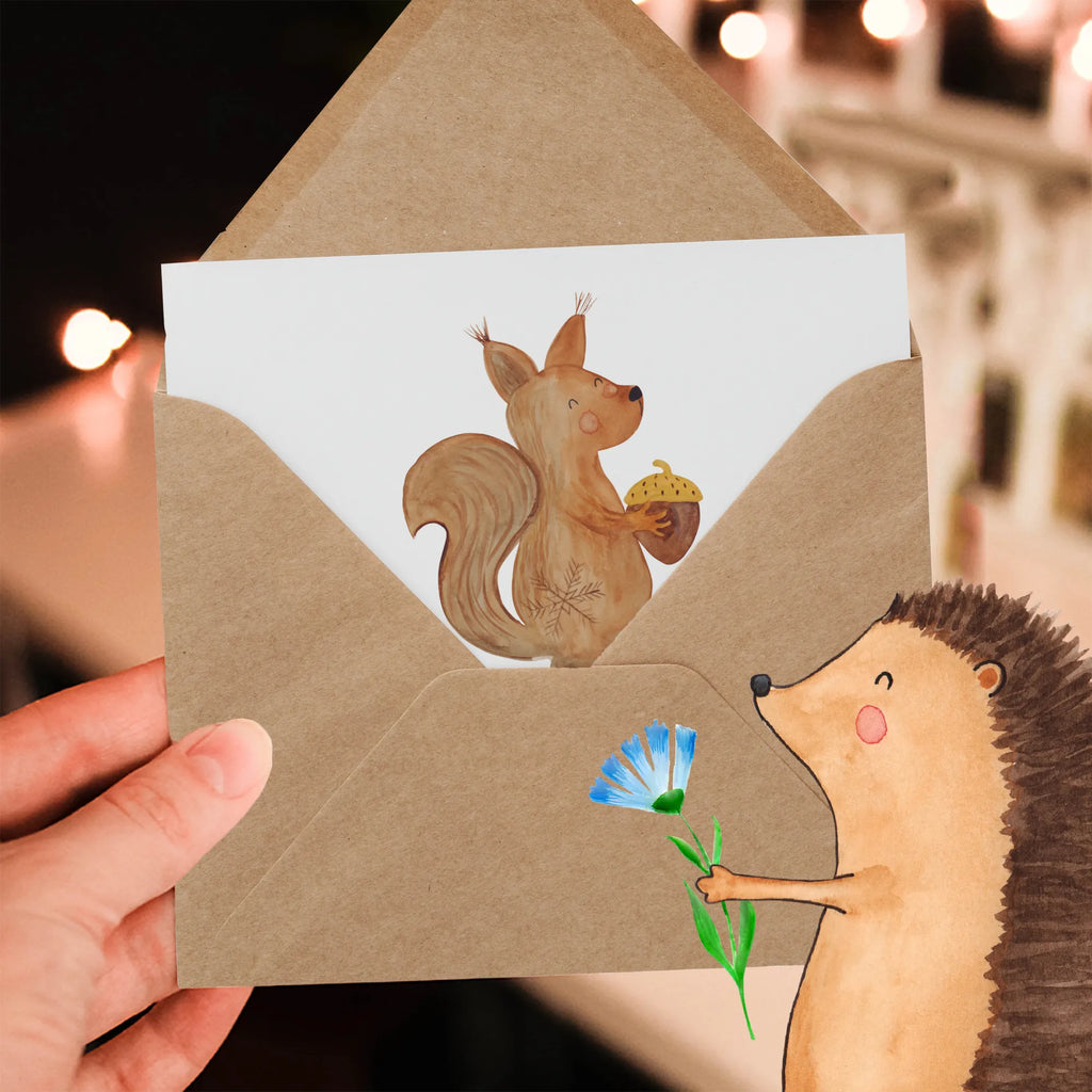 Deluxe Card Squirrel Christmas Hochwertige Klappkarte, Grußkarte, Geburtstagskarte, Einladungskarte, Hochwertige Grußkarte, Karte, Klappkarte, Glückwunschkarte, Hochzeitskarte, Winter, Weihnachten, Weihnachtsdeko, Nikolaus, Advent, Heiligabend, Wintermotiv, Neujahr, Frohes neues Jahr, Vogel, Frohe Weihnachten, Guten Rutsch, Weihnachtsgruß, Weihnachtsmotiv