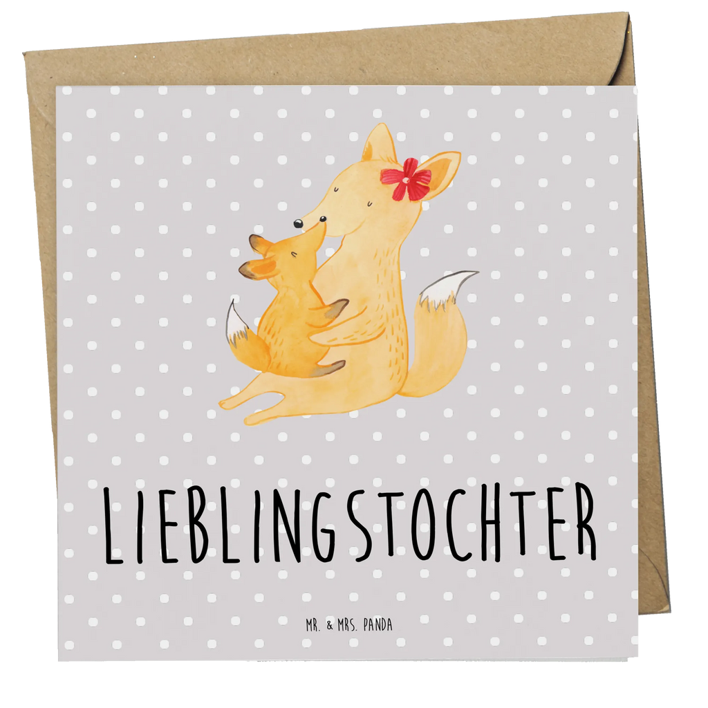 Deluxe Card Fox mummy Geburtstagskarte, Glückwunschkarte, Hochwertige Klappkarte, Karte, Grußkarte, Einladungskarte, Hochzeitskarte, Klappkarte, Hochwertige Grußkarte, Familie, Vatertag, Muttertag, Bruder, Schwester, Mama, Papa, Oma, Opa, Lieblingstochter, Beste Tochter, Tochter, Mutter, Geschenk