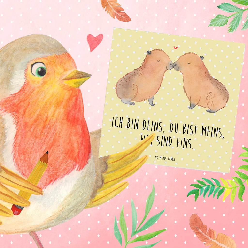Deluxe Card Capybara love Glückwunschkarte, Grußkarte, doppelkarte, anlasskarte, faltkarte, Klappkarte, Lustige Sprüche, Tiere, Tiermotive, Gute Laune, Romantisches Geschenk, Jahrestag, Herzlich, Liebesspruch, Ehejubiläum, Capybara, Du Bist Meins, Kuschel Capybaras, Liebe, Liebesbeweis, Verliebt, Paar, Tierliebe, Partnertiere, Verschmolzen, Valentinstag, Geschenkidee, Handgezeichnet, Beziehung, Ich Bin Deins