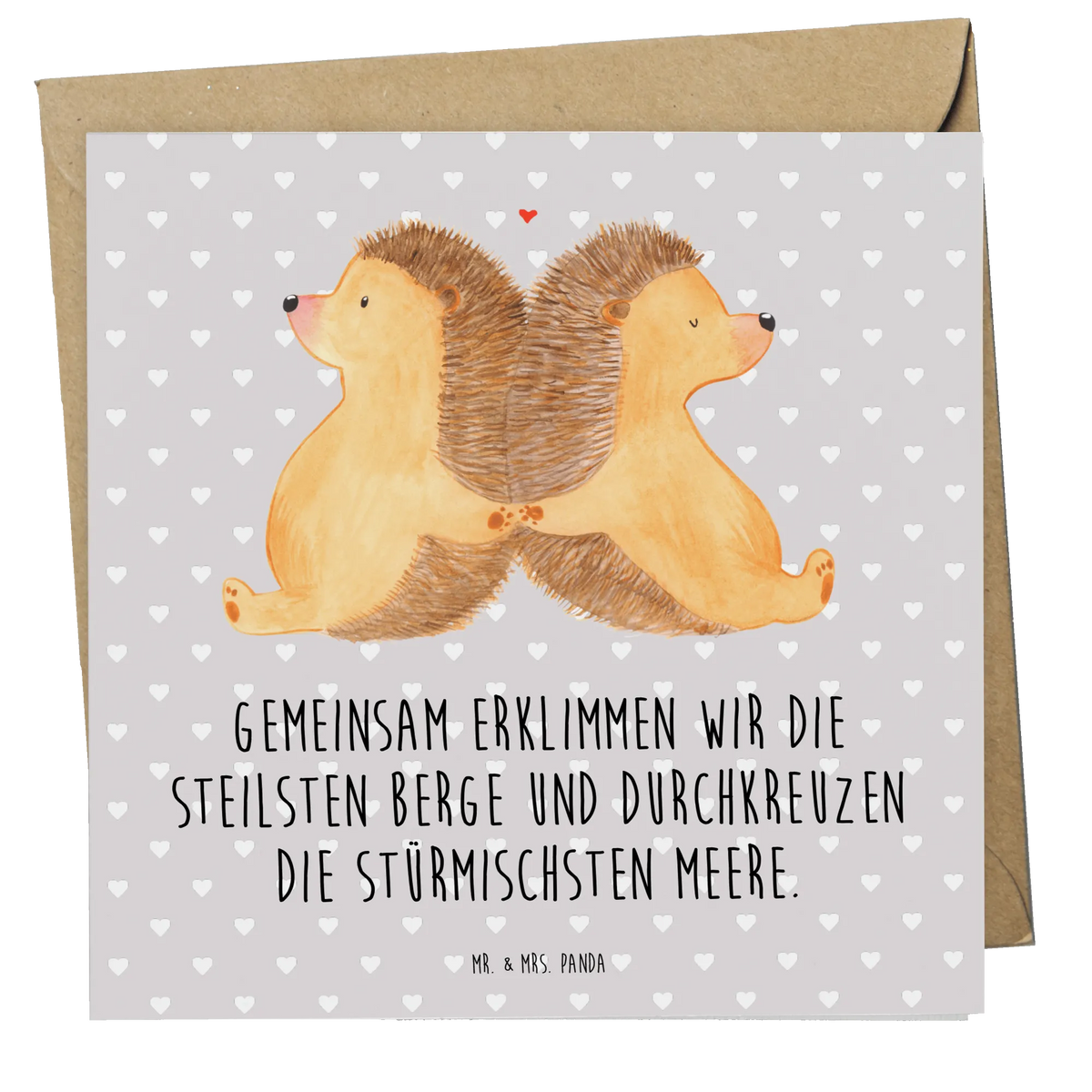 Deluxe Card Hedgehogs holding hands Loving, anniversary gift, Two, gift for him, Together, gift for her, Marriage, Love gift, Proposal of marriage, wedding, anniversary, togetherness, proof of love, favourite person, gift for two, love message, hedgehog love, great love, love gift