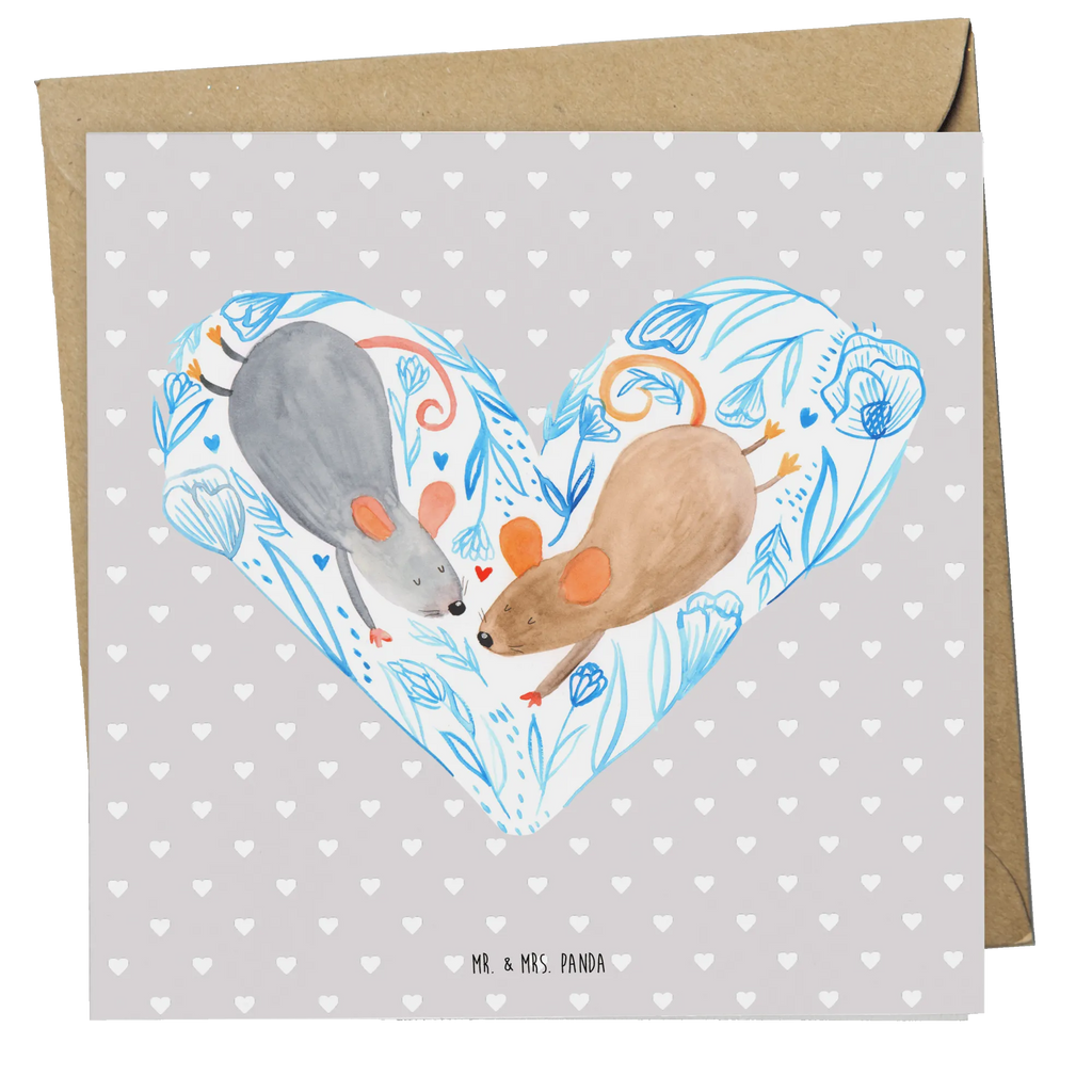 Deluxe Card Mice heart Klappkarte, Geburtstagskarte, Grußkarte, Glückwunschkarte, Einladungskarte, Karte, Hochwertige Grußkarte, Hochwertige Klappkarte, Hochzeitskarte, Liebe, Partner, Freund, Freundin, Ehemann, Ehefrau, Heiraten, Verlobung, Heiratsantrag, Liebesgeschenk, Jahrestag, Hocheitstag, Liebesbotschaft, Geschenk für zwei, Love, Mäuse, Liebesbeweis, Maus, Lieblingsmensch, Gemeinsamkeit, Hochzeit
