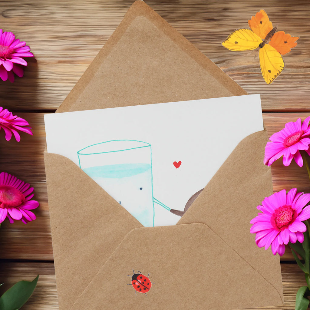 Deluxe Karte Milch Keks faltkarte, Grußkarte, doppelkarte, Klappkarte, anlasskarte, Glückwunschkarte, Tiermotive, Gute Laune, Tiere, Lustige Sprüche, Kekse, Motiv Süß, Perfektes Paar, Milk, Kaffee, Einladung Frühstück, Keks, Romantisch, Cookie, Milch