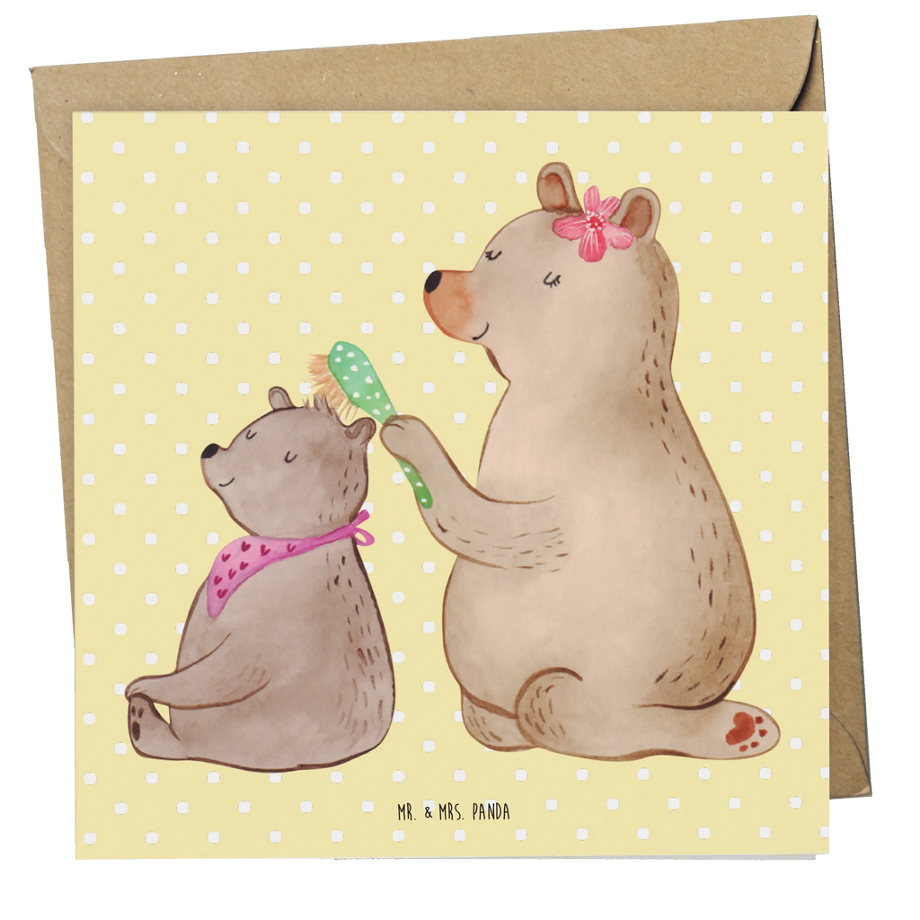 Deluxe Karte Bär Kind Karte, Hochwertige Grußkarte, Klappkarte, Geburtstagskarte, Grußkarte, Glückwunschkarte, Hochwertige Klappkarte, Einladungskarte, Hochzeitskarte, Familie, Vatertag, Muttertag, Bruder, Schwester, Mama, Papa, Oma, Opa, Mutter, Geschenk, Mutti