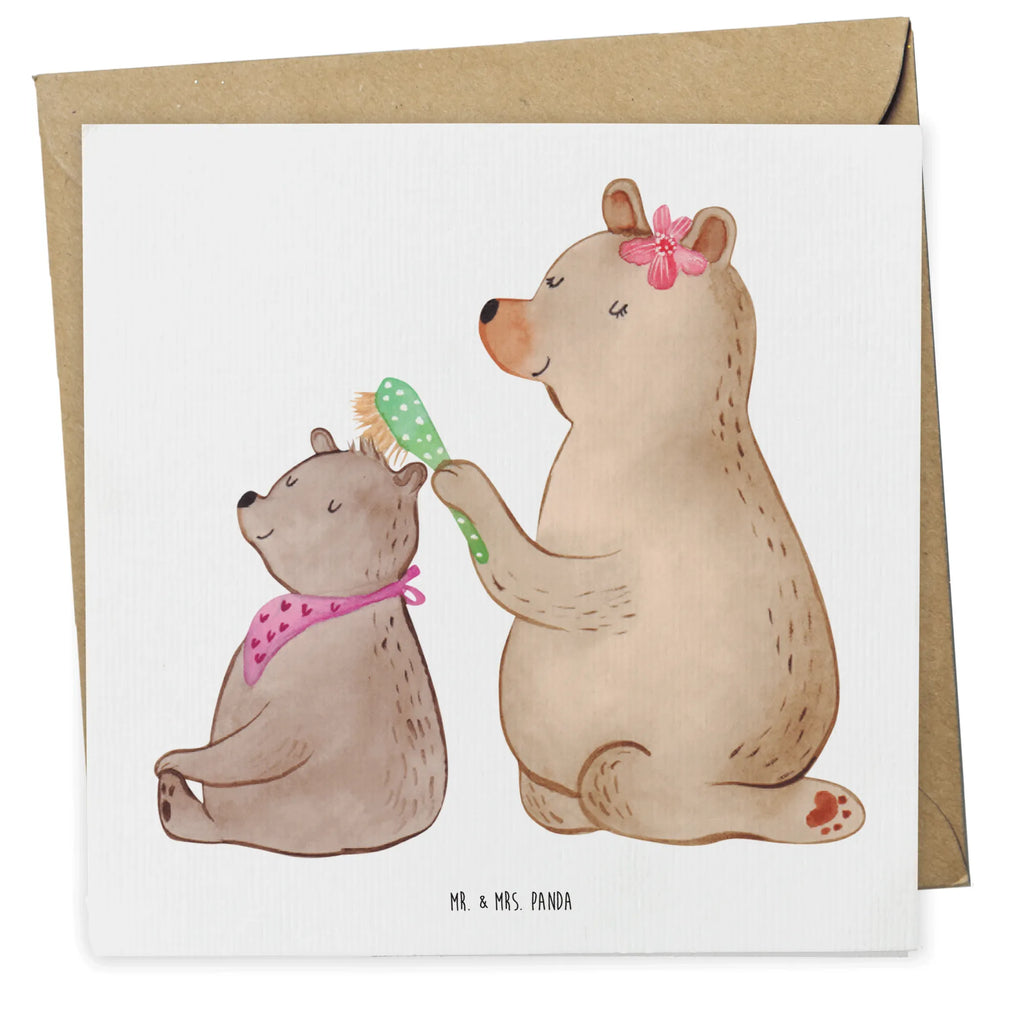 Deluxe Karte Bär Kind Karte, Hochwertige Grußkarte, Klappkarte, Geburtstagskarte, Grußkarte, Glückwunschkarte, Hochwertige Klappkarte, Einladungskarte, Hochzeitskarte, Familie, Vatertag, Muttertag, Bruder, Schwester, Mama, Papa, Oma, Opa, Mutter, Geschenk, Mutti