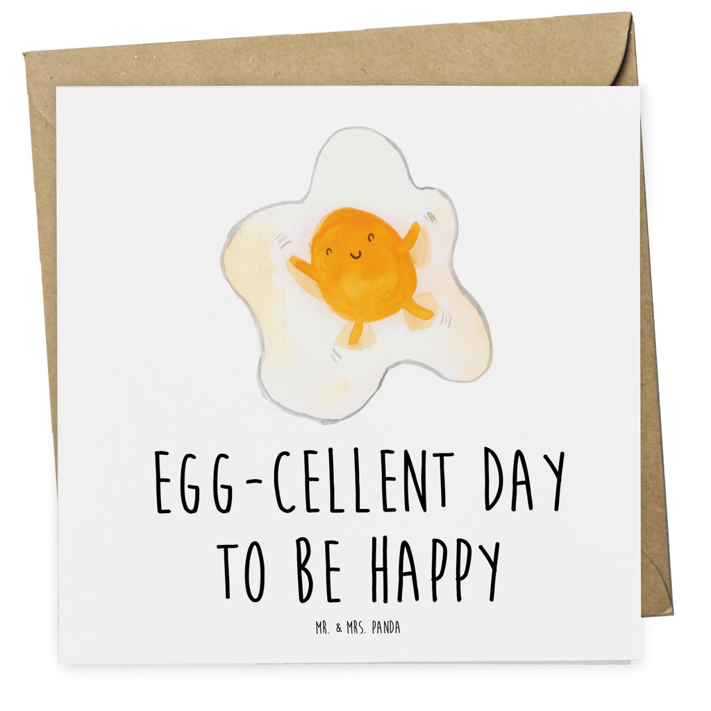 Deluxe Karte Spiegelei Ei faltkarte, Glückwunschkarte, Klappkarte, Grußkarte, doppelkarte, Lustige Sprüche, Gute Laune, Tiere, Tiermotive, Ei, Tag, Liebe, Glücklich, Spiegelei, Schön