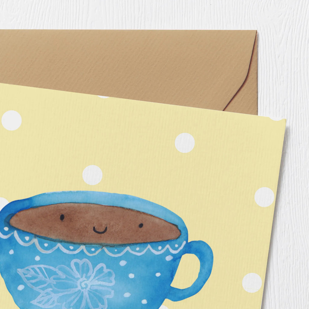 Deluxe Card Coffee Cup faltkarte, doppelkarte, anlasskarte, Grußkarte, Glückwunschkarte, Klappkarte, Tiermotive, Gute Laune, Tiere, Lustige Sprüche, Liebe, Genuss, Tasse, Geschmack, Glücklich, Kaffee