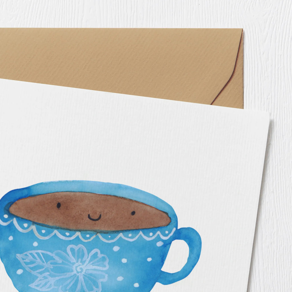 Deluxe Card Coffee Cup faltkarte, doppelkarte, anlasskarte, Grußkarte, Glückwunschkarte, Klappkarte, Tiermotive, Gute Laune, Tiere, Lustige Sprüche, Liebe, Genuss, Tasse, Geschmack, Glücklich, Kaffee