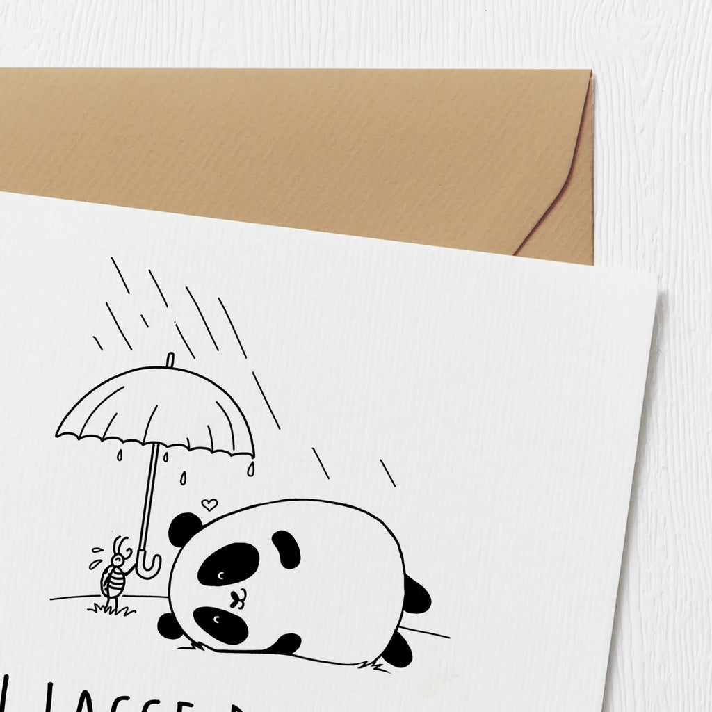 Deluxe Card Panda Friendship Glückwunschkarte, Karte, Hochwertige Grußkarte, Klappkarte, Hochwertige Klappkarte, Grußkarte, Einladungskarte, Geburtstagskarte, Hochzeitskarte