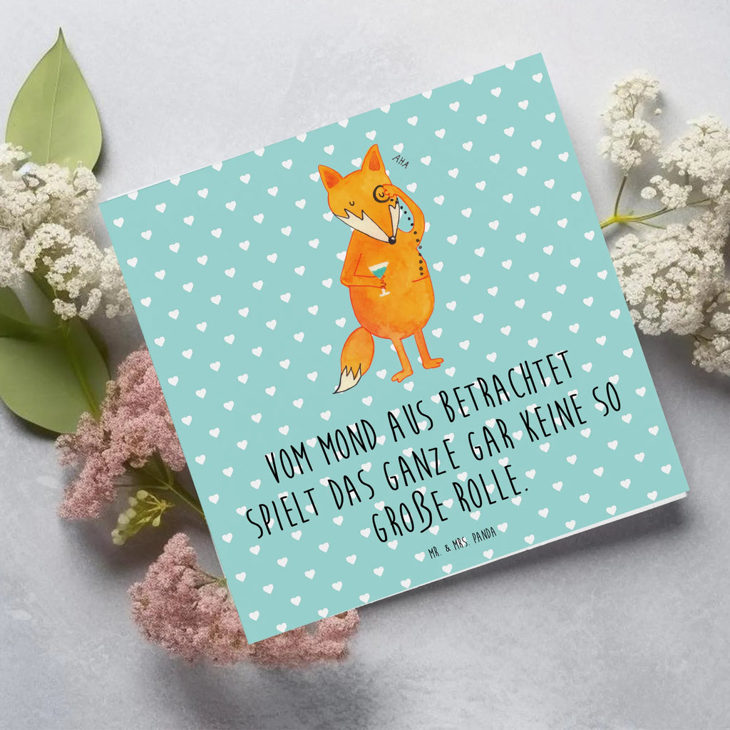 Deluxe Card Fox lord Hochwertige Grußkarte, Karte, Hochzeitskarte, Einladungskarte, Glückwunschkarte, Geburtstagskarte, Klappkarte, Grußkarte, Hochwertige Klappkarte, Fuchs, Liebeskummer Geschenk, tröstende Worte, Spruch lustig, Füchse, Motivation Spruch, Problemlösung