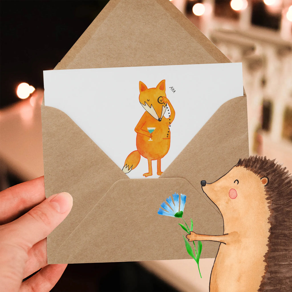 Deluxe Card Fox lord Hochwertige Grußkarte, Karte, Hochzeitskarte, Einladungskarte, Glückwunschkarte, Geburtstagskarte, Klappkarte, Grußkarte, Hochwertige Klappkarte, Fuchs, Liebeskummer Geschenk, tröstende Worte, Spruch lustig, Füchse, Motivation Spruch, Problemlösung