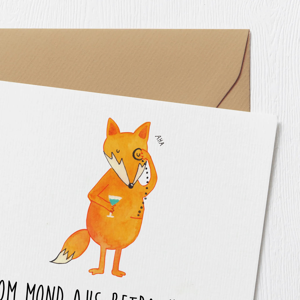 Deluxe Card Fox lord Hochwertige Grußkarte, Karte, Hochzeitskarte, Einladungskarte, Glückwunschkarte, Geburtstagskarte, Klappkarte, Grußkarte, Hochwertige Klappkarte, Fuchs, Liebeskummer Geschenk, tröstende Worte, Spruch lustig, Füchse, Motivation Spruch, Problemlösung