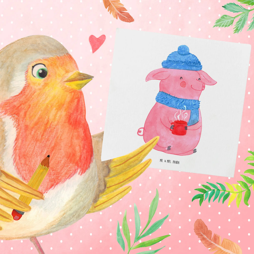 Deluxe Karte Schwein Glühwein Geburtstagskarte, Hochzeitskarte, Klappkarte, Hochwertige Grußkarte, Einladungskarte, Glückwunschkarte, Hochwertige Klappkarte, Karte, Grußkarte, Winter, Weihnachten, Weihnachtsdeko, Nikolaus, Advent, Heiligabend, Wintermotiv, Glühwein, Weihnachtsmarkt, Glühschwein, Punsch