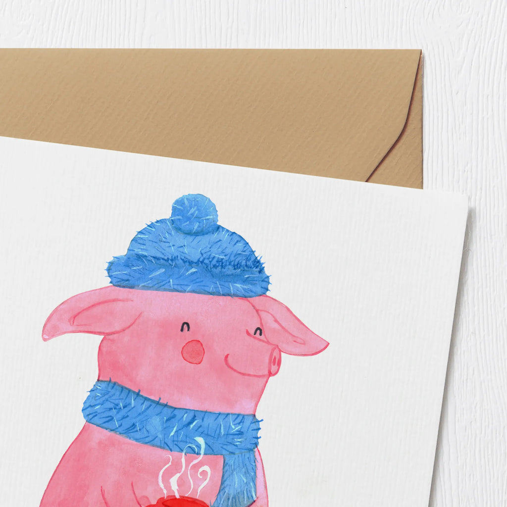 Deluxe Karte Schwein Glühwein Geburtstagskarte, Hochzeitskarte, Klappkarte, Hochwertige Grußkarte, Einladungskarte, Glückwunschkarte, Hochwertige Klappkarte, Karte, Grußkarte, Winter, Weihnachten, Weihnachtsdeko, Nikolaus, Advent, Heiligabend, Wintermotiv, Glühwein, Weihnachtsmarkt, Glühschwein, Punsch