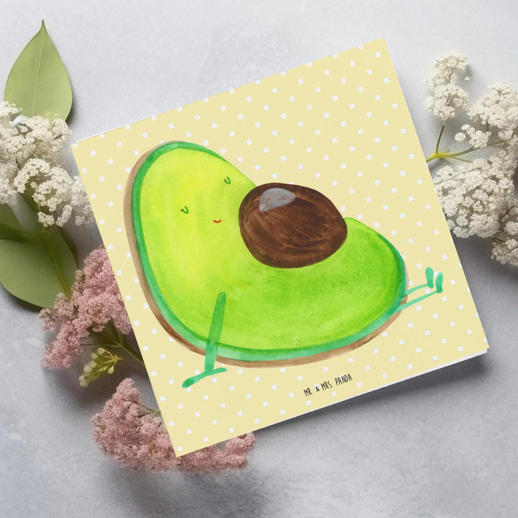Deluxe Karte Avocado Schwangerschaft Hochzeitskarte, Karte, Einladungskarte, Glückwunschkarte, Klappkarte, Hochwertige Grußkarte, Grußkarte, Geburtstagskarte, Hochwertige Klappkarte, Avocado, Veggie, Vegan, Gesund, schwanger, Babyshower, Schwangerschaft, Babyparty