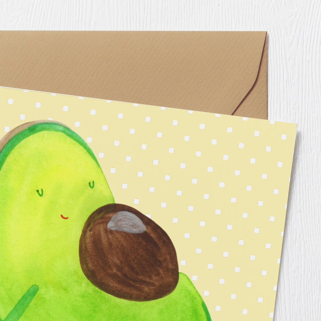 Deluxe Karte Avocado Schwangerschaft Hochzeitskarte, Karte, Einladungskarte, Glückwunschkarte, Klappkarte, Hochwertige Grußkarte, Grußkarte, Geburtstagskarte, Hochwertige Klappkarte, Avocado, Veggie, Vegan, Gesund, schwanger, Babyshower, Schwangerschaft, Babyparty
