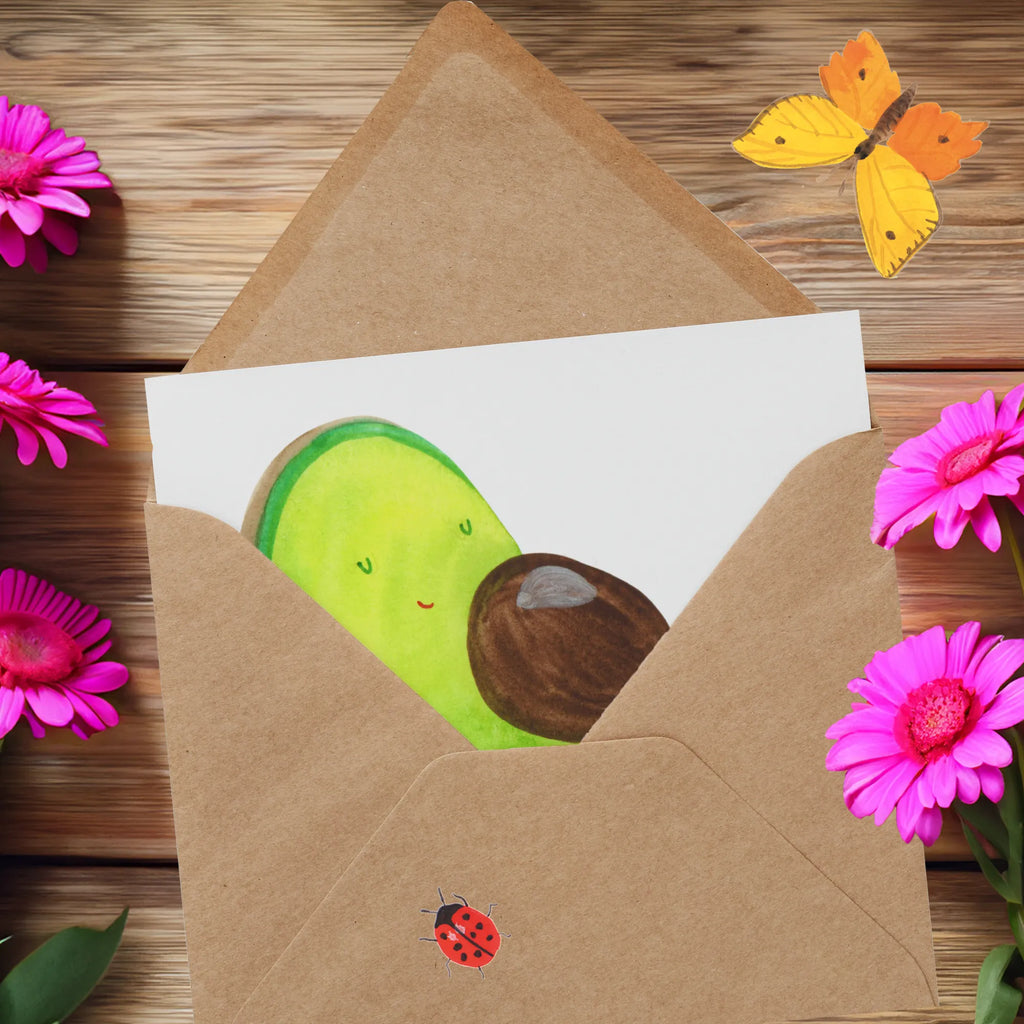 Deluxe Karte Avocado Schwangerschaft Hochzeitskarte, Karte, Einladungskarte, Glückwunschkarte, Klappkarte, Hochwertige Grußkarte, Grußkarte, Geburtstagskarte, Hochwertige Klappkarte, Avocado, Veggie, Vegan, Gesund, schwanger, Babyshower, Schwangerschaft, Babyparty