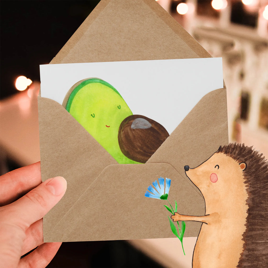 Deluxe Karte Avocado Schwangerschaft Hochzeitskarte, Karte, Einladungskarte, Glückwunschkarte, Klappkarte, Hochwertige Grußkarte, Grußkarte, Geburtstagskarte, Hochwertige Klappkarte, Avocado, Veggie, Vegan, Gesund, schwanger, Babyshower, Schwangerschaft, Babyparty