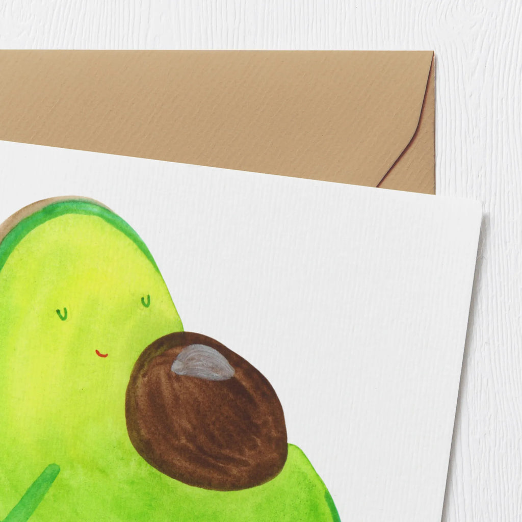 Deluxe Karte Avocado Schwangerschaft Hochzeitskarte, Karte, Einladungskarte, Glückwunschkarte, Klappkarte, Hochwertige Grußkarte, Grußkarte, Geburtstagskarte, Hochwertige Klappkarte, Avocado, Veggie, Vegan, Gesund, schwanger, Babyshower, Schwangerschaft, Babyparty