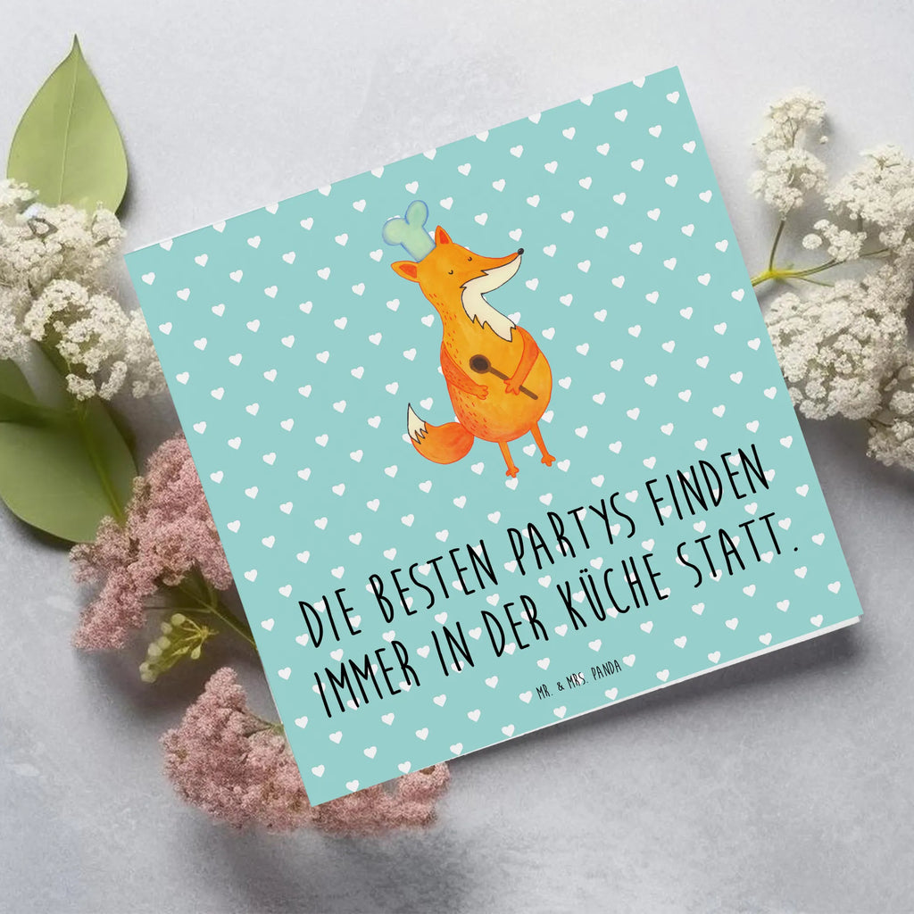 Deluxe Card Fox A cook Karte, Einladungskarte, Glückwunschkarte, Grußkarte, Hochzeitskarte, Klappkarte, Geburtstagskarte, Hochwertige Grußkarte, Hochwertige Klappkarte, Fuchs, Party Spruch, Küche Spruch, Küche Deko, Füchse, Köche, Koch Geschenk, Bäcker, Spruch lustig, witzig