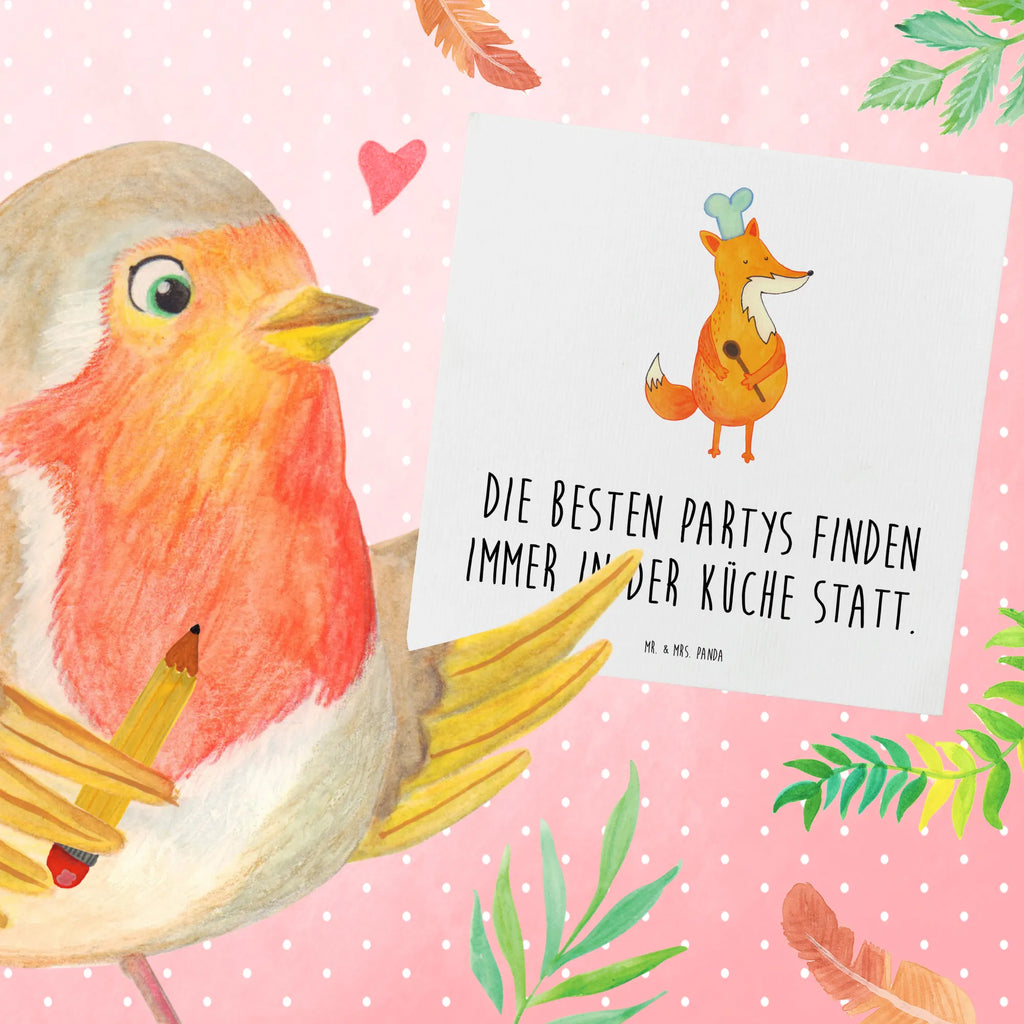 Deluxe Card Fox A cook Karte, Einladungskarte, Glückwunschkarte, Grußkarte, Hochzeitskarte, Klappkarte, Geburtstagskarte, Hochwertige Grußkarte, Hochwertige Klappkarte, Fuchs, Party Spruch, Küche Spruch, Küche Deko, Füchse, Köche, Koch Geschenk, Bäcker, Spruch lustig, witzig
