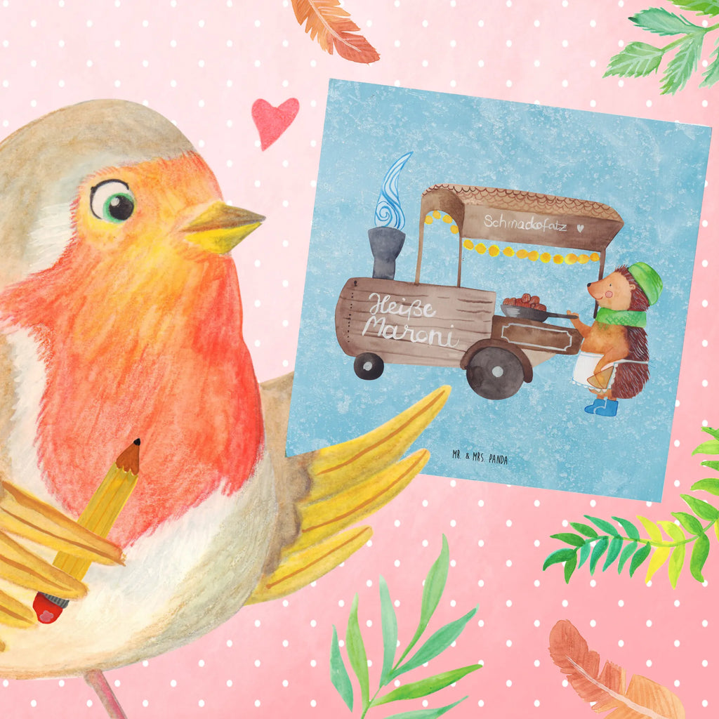 Deluxe Karte Igel Maronen Karte, Grußkarte, Einladungskarte, Hochwertige Grußkarte, Glückwunschkarte, Hochwertige Klappkarte, Hochzeitskarte, Geburtstagskarte, Klappkarte, Winter, Weihnachten, Weihnachtsdeko, Nikolaus, Advent, Heiligabend, Wintermotiv, Maronen, Duft, Kastanien, Weihnachtsmarkt