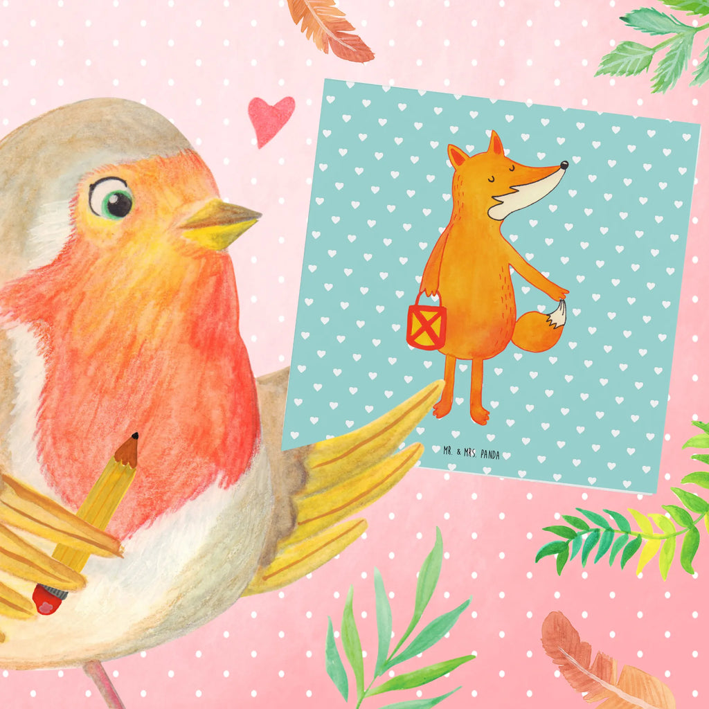 Deluxe Karte Fuchs Laterne Einladungskarte, Geburtstagskarte, Karte, Glückwunschkarte, Hochzeitskarte, Hochwertige Grußkarte, Grußkarte, Klappkarte, Hochwertige Klappkarte, Fuchs, Sankt Martin, Laternenumzug, Liebeskummer Spruch, Laterne, Spruch trösten, Aufmuntern, Füchse, Cäsar Otto Hugo Flaischlen