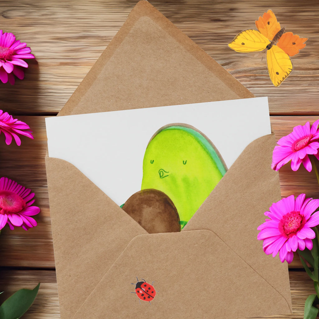 Deluxe Card avocado Pipes Hochwertige Grußkarte, Klappkarte, Karte, Glückwunschkarte, Grußkarte, Einladungskarte, Hochwertige Klappkarte, Geburtstagskarte, Hochzeitskarte, Avocado, Veggie, Vegan, Gesund, Diät, Ernährung, dick sein, Abnehmen