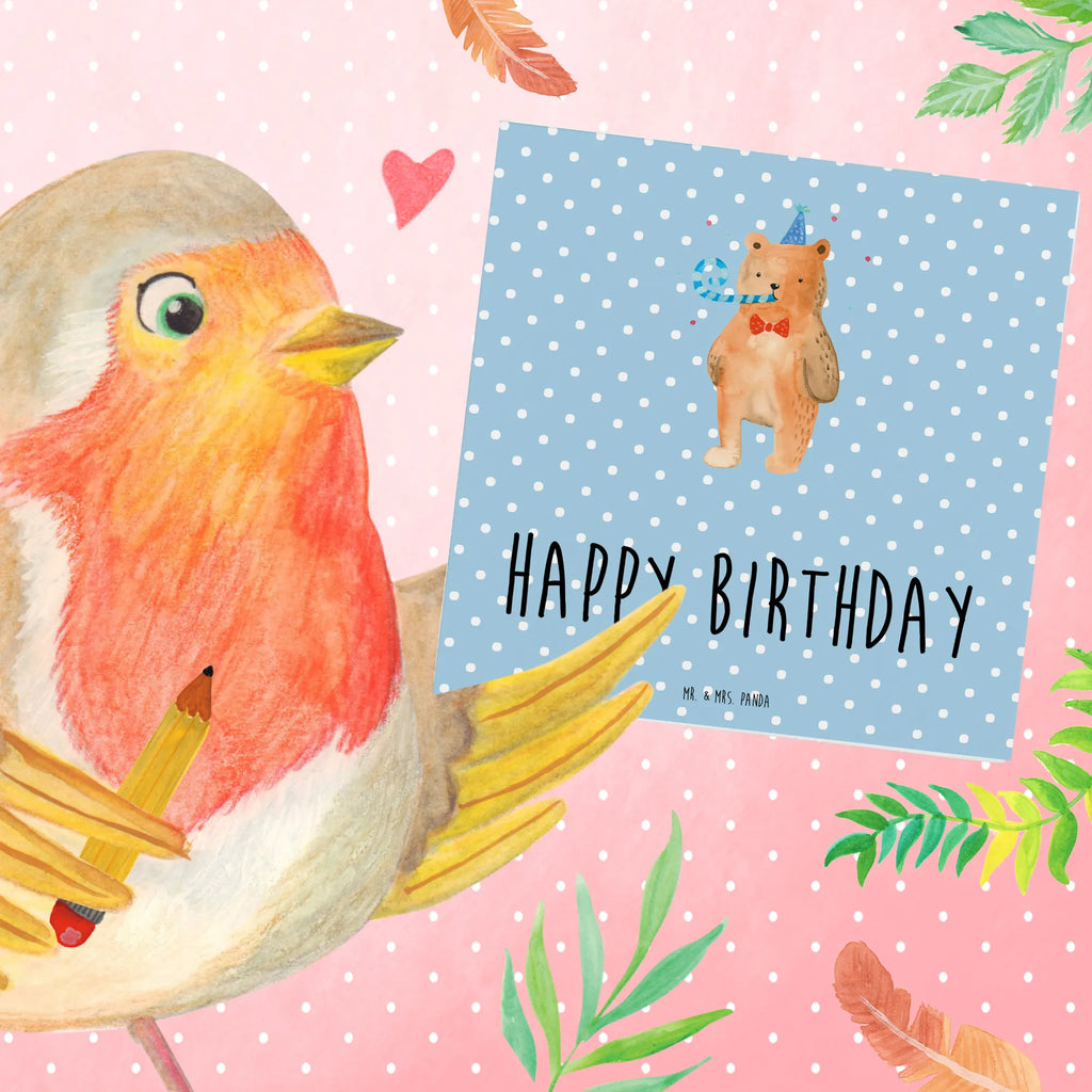 Deluxe Karte Bär Geburtstag Hochzeitskarte, Karte, Hochwertige Grußkarte, Einladungskarte, Hochwertige Klappkarte, Glückwunschkarte, Grußkarte, Klappkarte, Geburtstagskarte, Bär, Teddy, Teddybär, Alles Gute, Glückwunsch, Happy Birthday, Geburtstag