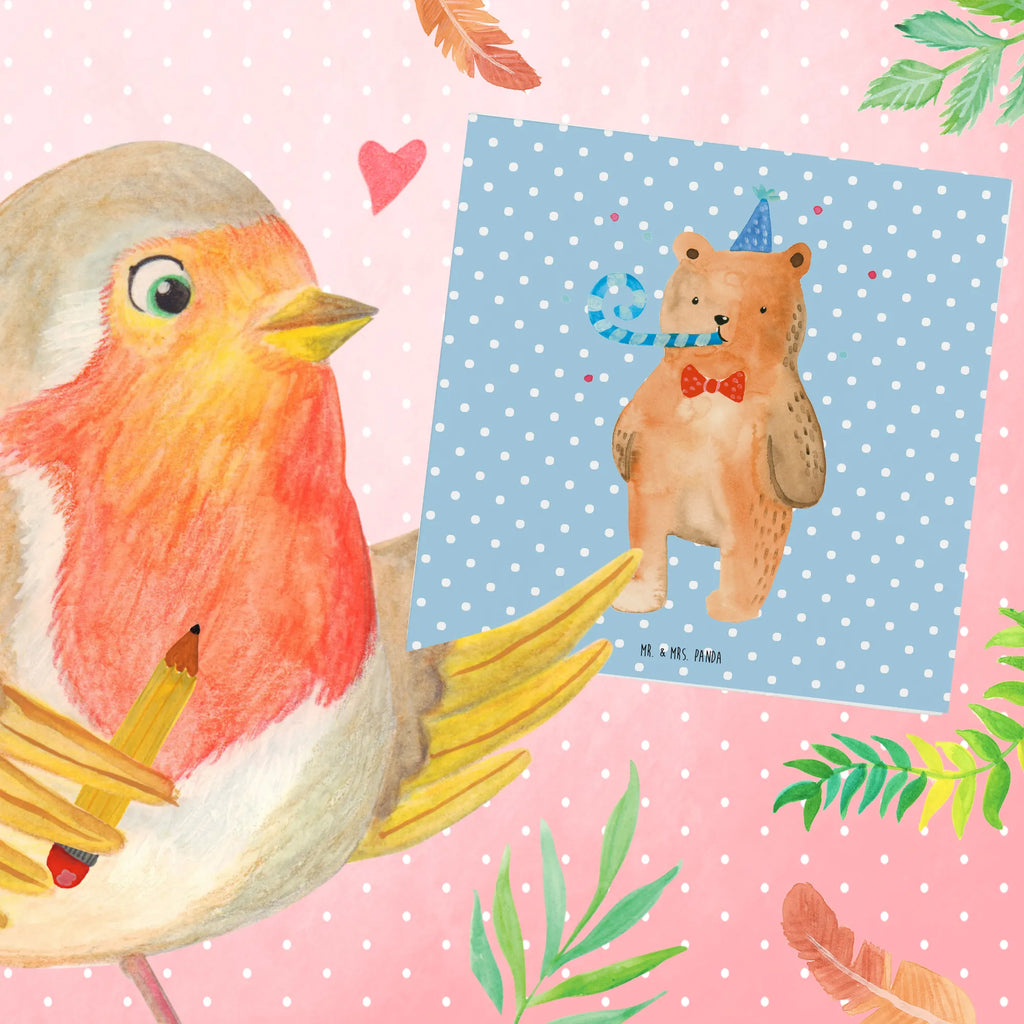 Deluxe Karte Bär Geburtstag Hochzeitskarte, Karte, Hochwertige Grußkarte, Einladungskarte, Hochwertige Klappkarte, Glückwunschkarte, Grußkarte, Klappkarte, Geburtstagskarte, Bär, Teddy, Teddybär, Alles Gute, Glückwunsch, Happy Birthday, Geburtstag