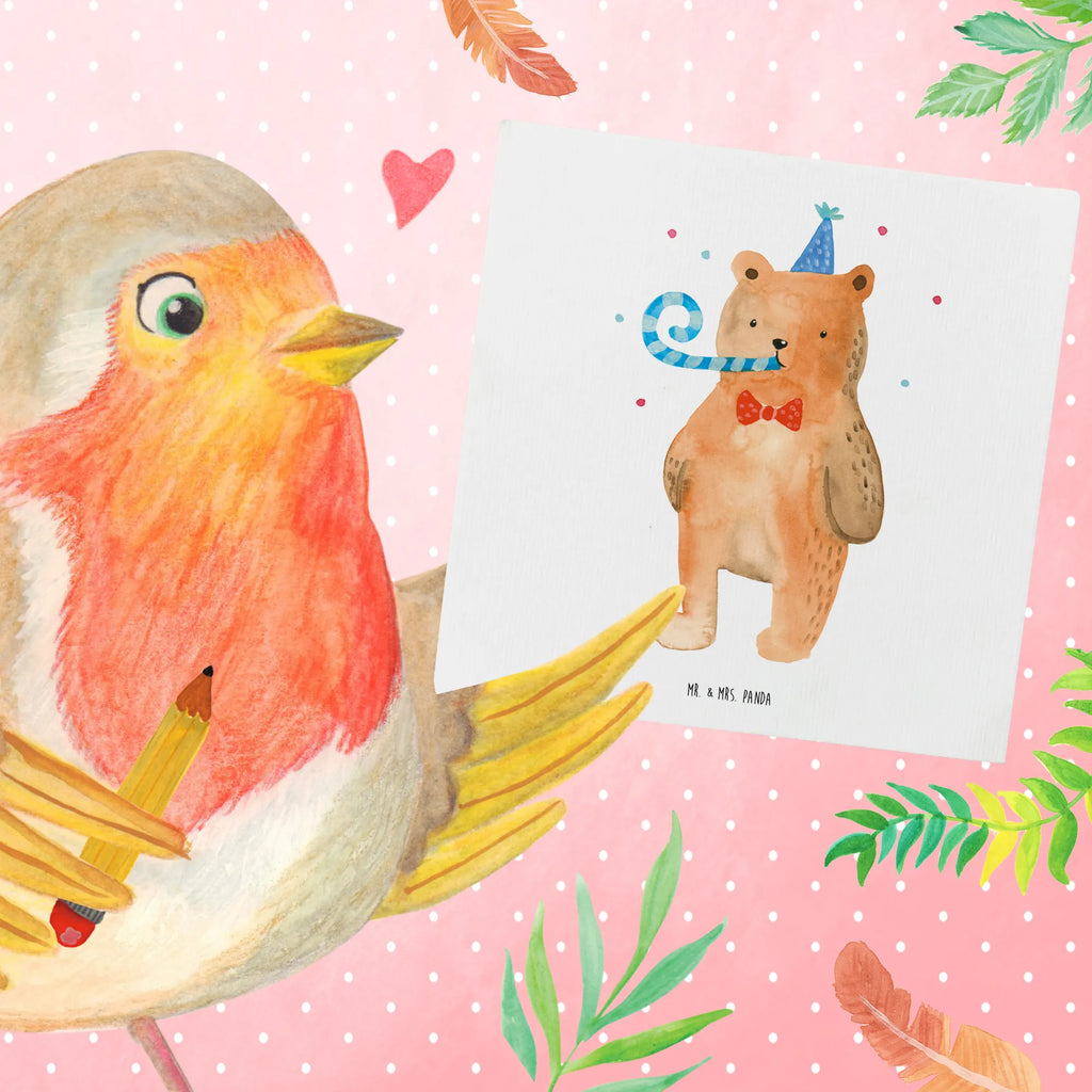 Deluxe Karte Bär Geburtstag Hochzeitskarte, Karte, Hochwertige Grußkarte, Einladungskarte, Hochwertige Klappkarte, Glückwunschkarte, Grußkarte, Klappkarte, Geburtstagskarte, Bär, Teddy, Teddybär, Alles Gute, Glückwunsch, Happy Birthday, Geburtstag