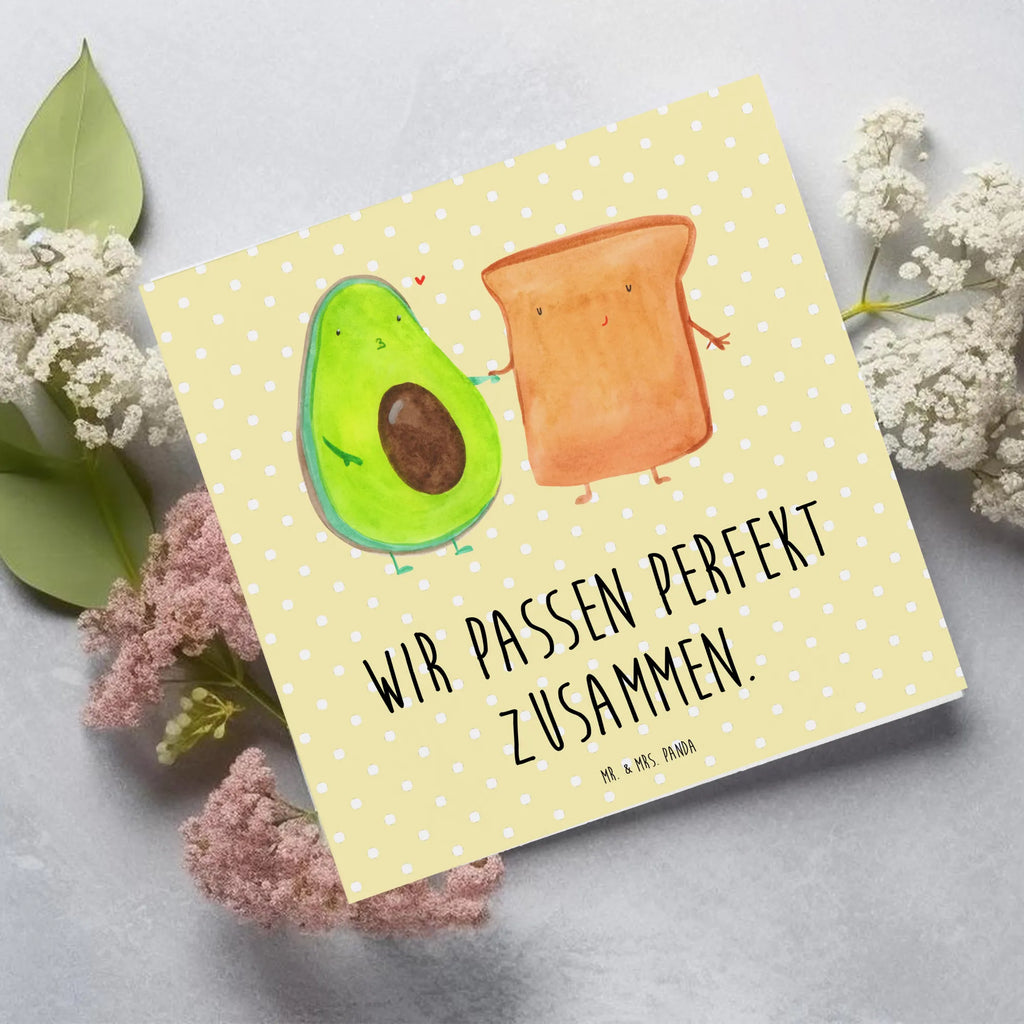 Deluxe Card avocado toast Glückwunschkarte, Karte, Einladungskarte, Klappkarte, Hochwertige Klappkarte, Hochwertige Grußkarte, Geburtstagskarte, Grußkarte, Hochzeitskarte, Avocado, Veggie, Vegan, Gesund, Freundin, Verlobungsparty, Hochzeitsgeschenk, Jahrestagsgeschenk, Freund, Toast, Pärchen, Jahrestag, Liebespaar, Hochzeit, Toastbrot, Verlobt