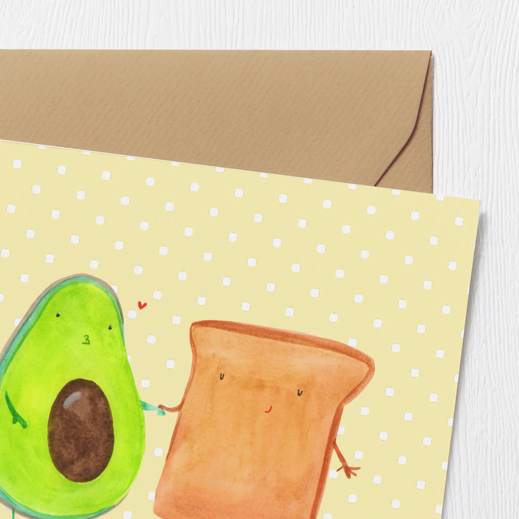 Deluxe Card avocado toast Glückwunschkarte, Karte, Einladungskarte, Klappkarte, Hochwertige Klappkarte, Hochwertige Grußkarte, Geburtstagskarte, Grußkarte, Hochzeitskarte, Avocado, Veggie, Vegan, Gesund, Freundin, Verlobungsparty, Hochzeitsgeschenk, Jahrestagsgeschenk, Freund, Toast, Pärchen, Jahrestag, Liebespaar, Hochzeit, Toastbrot, Verlobt