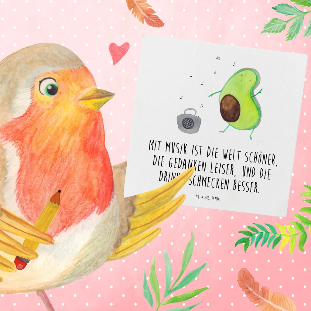 Deluxe Card avocado Dance Hochwertige Klappkarte, Karte, Hochzeitskarte, Einladungskarte, Geburtstagskarte, Grußkarte, Glückwunschkarte, Klappkarte, Hochwertige Grußkarte, Avocado, Veggie, Vegan, Gesund