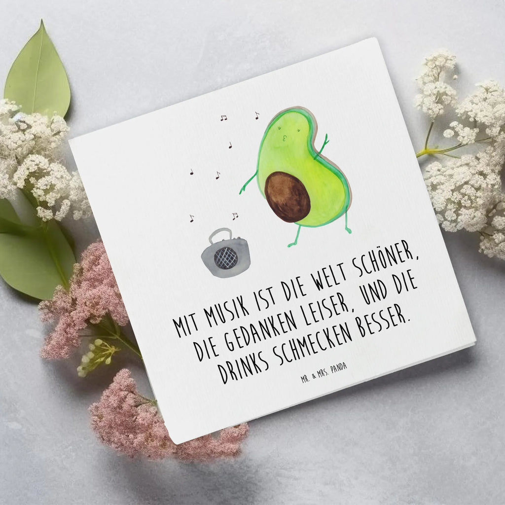 Deluxe Card avocado Dance Hochwertige Klappkarte, Karte, Hochzeitskarte, Einladungskarte, Geburtstagskarte, Grußkarte, Glückwunschkarte, Klappkarte, Hochwertige Grußkarte, Avocado, Veggie, Vegan, Gesund