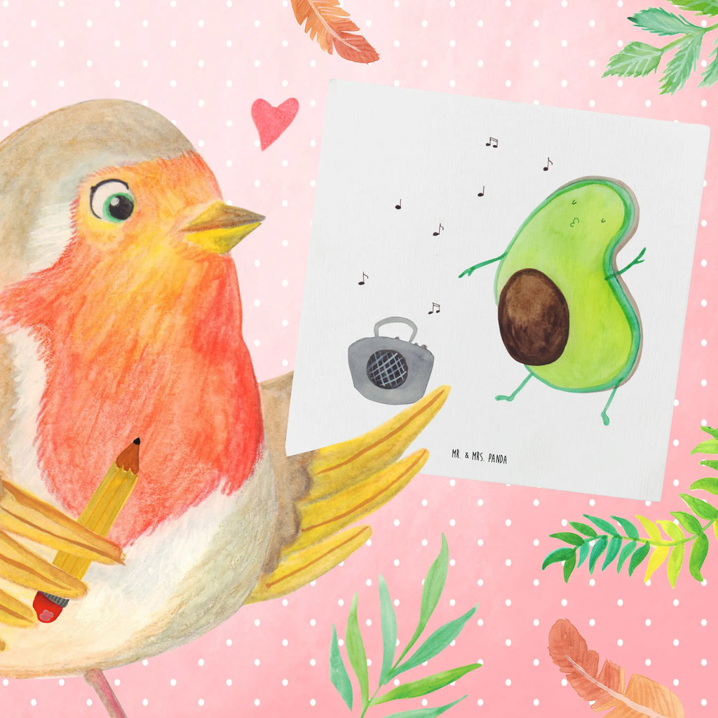 Deluxe Card avocado Dance Hochwertige Klappkarte, Karte, Hochzeitskarte, Einladungskarte, Geburtstagskarte, Grußkarte, Glückwunschkarte, Klappkarte, Hochwertige Grußkarte, Avocado, Veggie, Vegan, Gesund