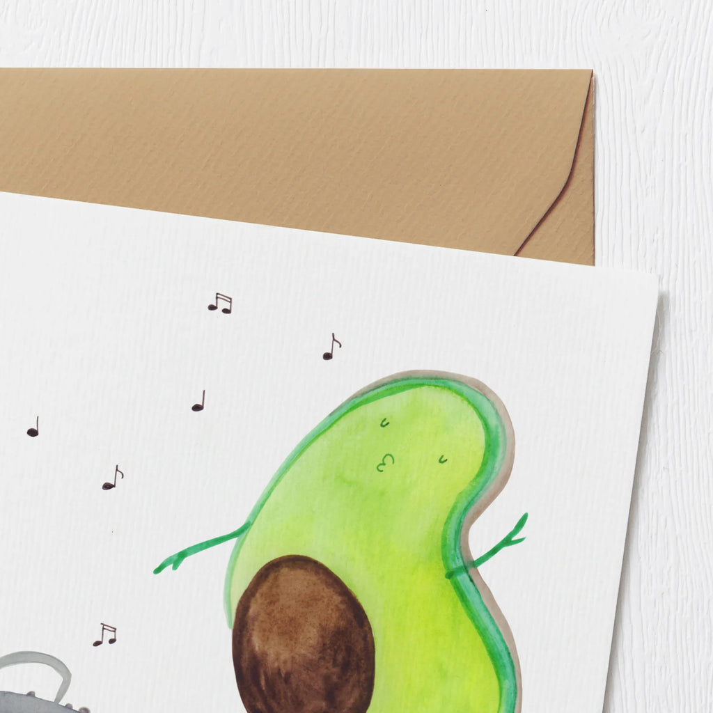 Deluxe Card avocado Dance Hochwertige Klappkarte, Karte, Hochzeitskarte, Einladungskarte, Geburtstagskarte, Grußkarte, Glückwunschkarte, Klappkarte, Hochwertige Grußkarte, Avocado, Veggie, Vegan, Gesund