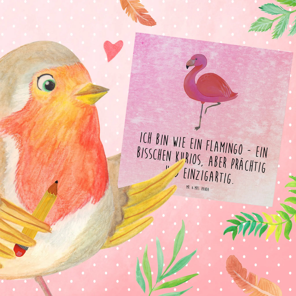 Deluxe Card flamingo Classic Hochwertige Grußkarte, Klappkarte, Karte, Einladungskarte, Geburtstagskarte, Hochzeitskarte, Grußkarte, Hochwertige Klappkarte, Glückwunschkarte, Flamingo, Tochter, Außenseiter, ich, Stolz, Freundin, für mich, Einzigartig, Freundinnen, Sohn, Selbstliebe, Geschwister, Spruch