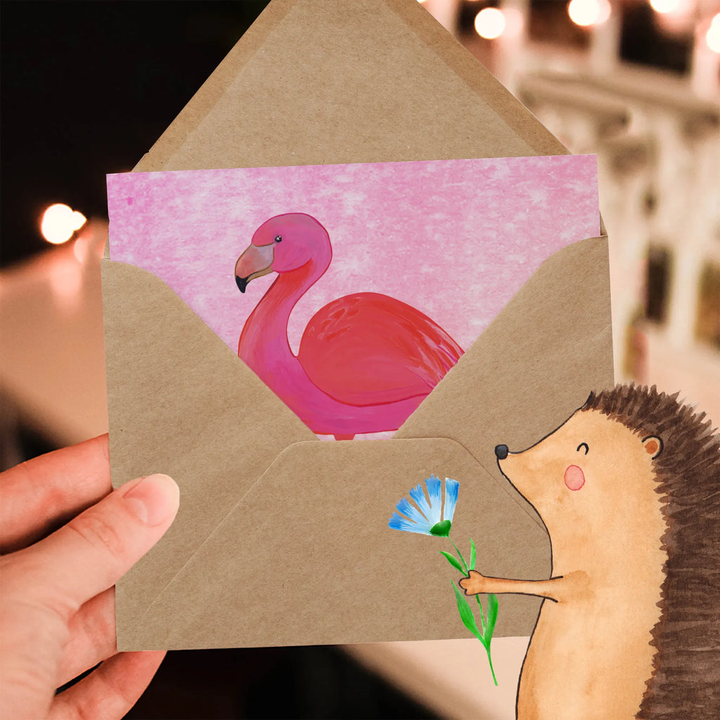 Deluxe Card flamingo Classic Hochwertige Grußkarte, Klappkarte, Karte, Einladungskarte, Geburtstagskarte, Hochzeitskarte, Grußkarte, Hochwertige Klappkarte, Glückwunschkarte, Flamingo, Tochter, Außenseiter, ich, Stolz, Freundin, für mich, Einzigartig, Freundinnen, Sohn, Selbstliebe, Geschwister, Spruch