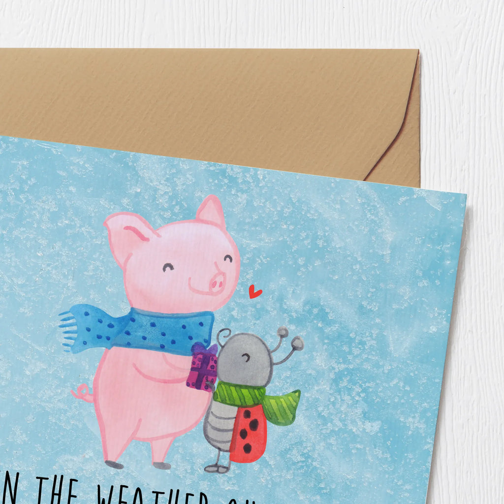Deluxe Card Glow Pig Snuggle Hochzeitskarte, Hochwertige Grußkarte, Klappkarte, Grußkarte, Karte, Hochwertige Klappkarte, Geburtstagskarte, Glückwunschkarte, Einladungskarte, Winter, Weihnachten, Weihnachtsdeko, Nikolaus, Advent, Heiligabend, Wintermotiv, Marienkäfer in Winterkleidung, Süßer Marienkäfer gibt Geschenk, Winterlicher Glühwein Spruch, Kreatives Glühschwein Design, Smörle der stolze Marienkäfer, Romantische Geschenkidee Glühwein, Glühwein ist köstlich Spruch, Handgezeichnetes Glühschwein, Herzliches Marienkäfer Motiv, Glühwein Liebhaber Geschenk
