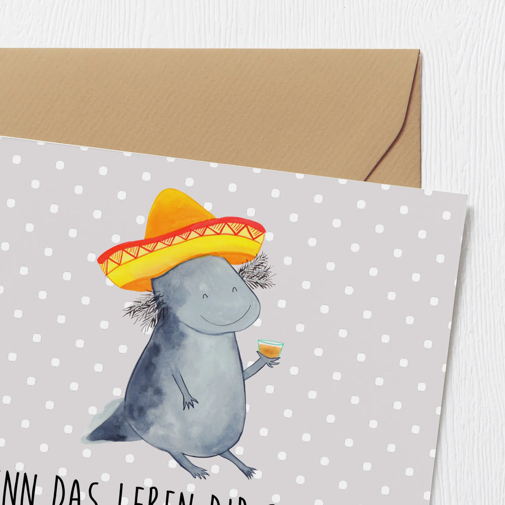 Deluxe Karte Axolotl Tequila Hochzeitskarte, Hochwertige Grußkarte, Geburtstagskarte, Grußkarte, Hochwertige Klappkarte, Karte, Klappkarte, Einladungskarte, Glückwunschkarte, Axolotl, Molch, Feuerdrache, Lurche, Motivation, Zitrone, Schwanzlurch, Lurch, Mexiko, Spruch, Axolot, Sombrero, Feuersalamander, Mexico, Tequila
